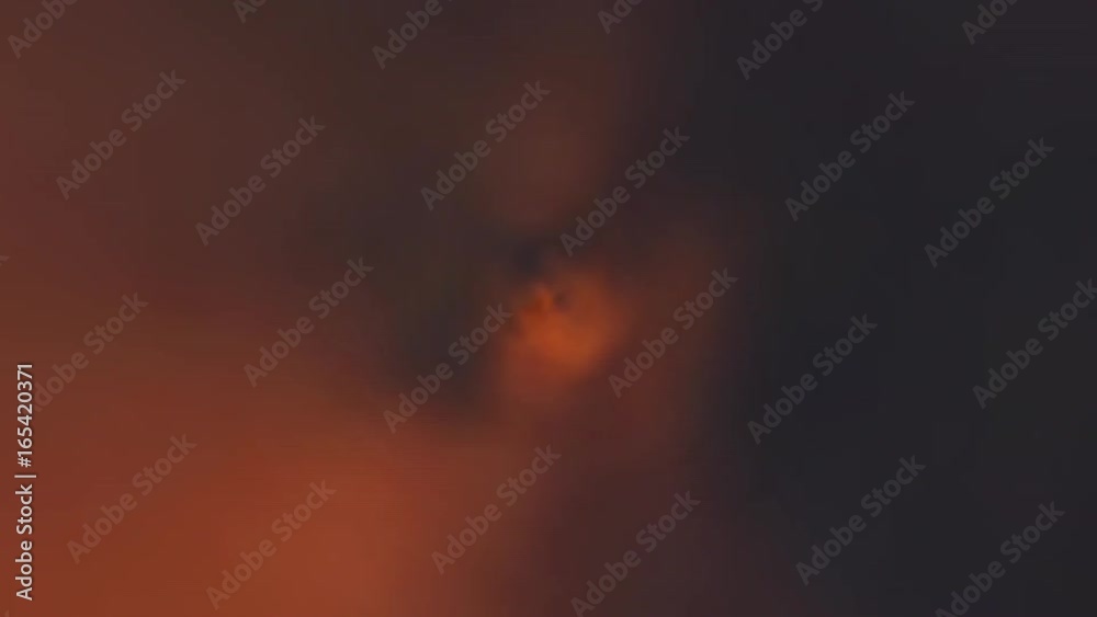 Avanzando por tunel astral abstracto de Nubes en tonos ocre y marron
