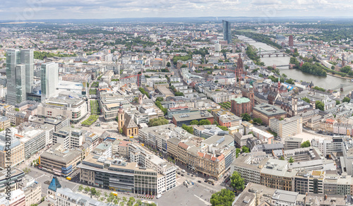 Frankfurt Germany aerial view © vichie81