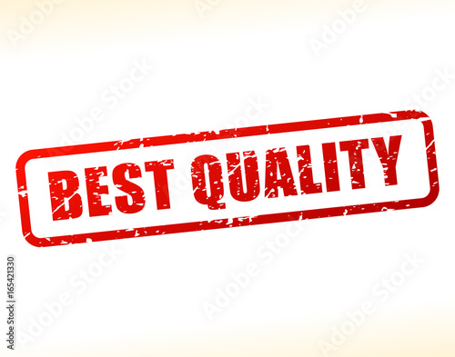 best quality text buffered on white background