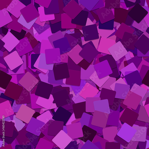 Abstract seamless geometric square background pattern - vector graphic from rotated purple squares