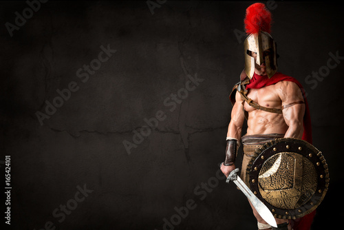 Ancient soldier or Gladiator photo
