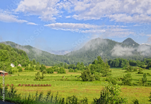 Farmland in a Valley photo