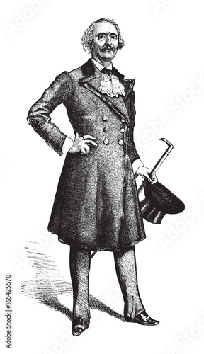 Gentleman - Vintage illustration