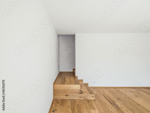 Treppe Treppenhaus Holz Stein Beton