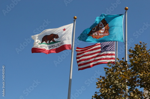 drapeaux à Los Angeles 