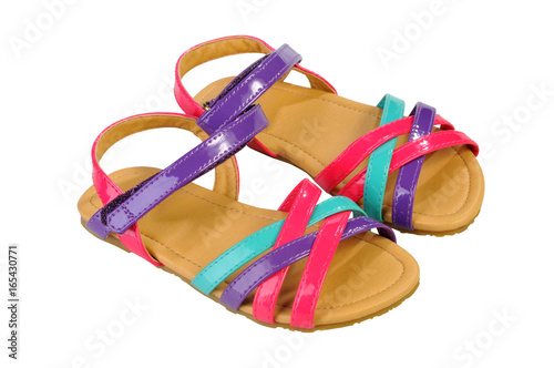 Fotografía sandals for kids - summer children's shoes