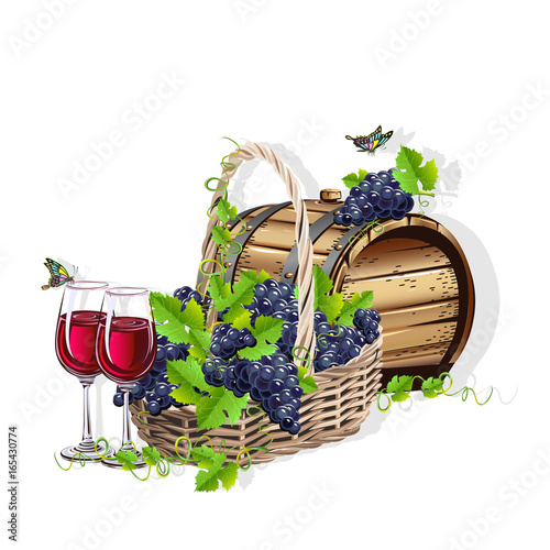 Wine still life