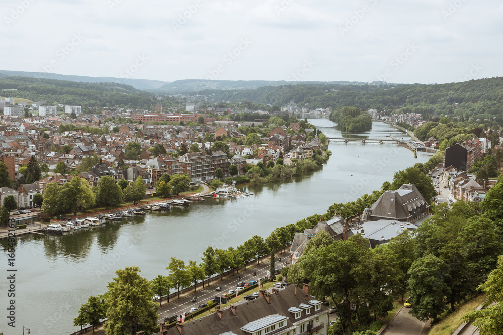 The Meuse and Namur, seen from the citadel