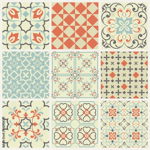 Oriental traditional ornament, Mediterranean seamless pattern, tile design, vector illustration, seamless vector ornament, east.