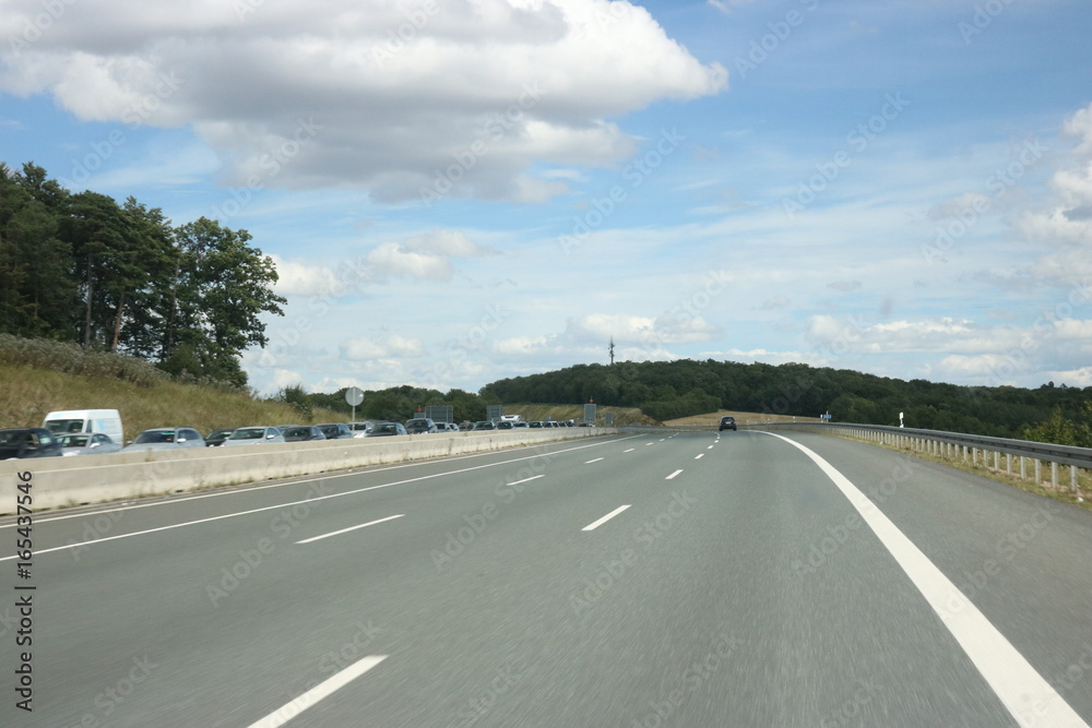 Fototapeta premium Autobahn Deutschland