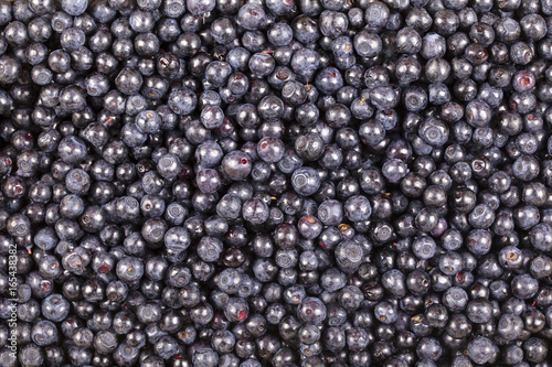 Fresh, ripe blueberries background, wild berry