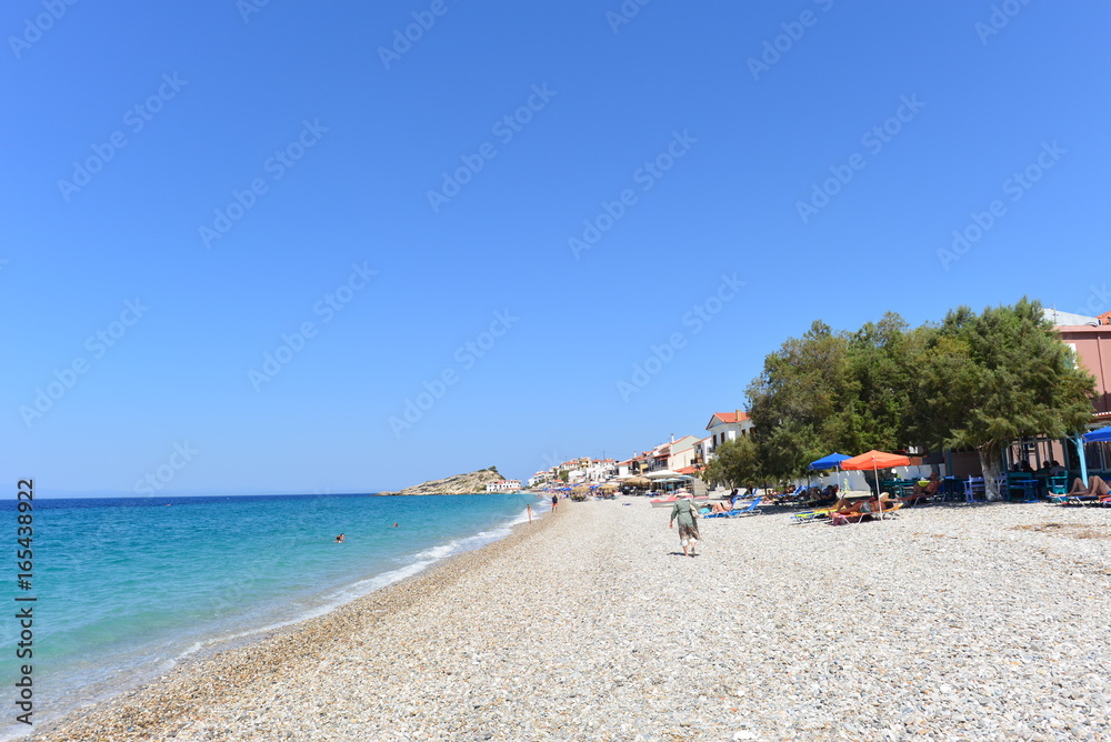 Traumstrände Nähe Kokkari auf Insel Samos in der Ostägäis - Griechenland 