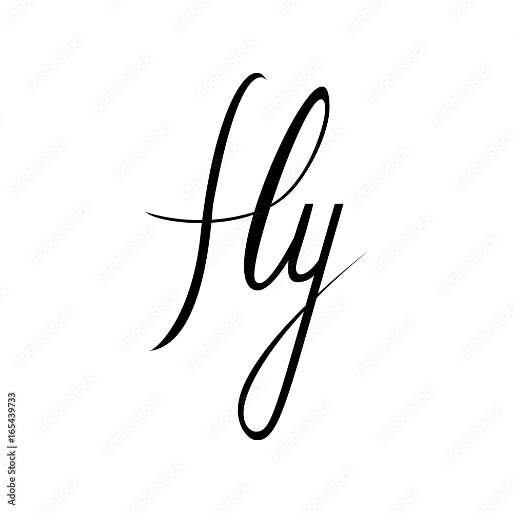 Fly. Inspirational quote about happy. Modern calligraphy phrase. Lettering in boho style for print and posters. Hippie quotes collection. Typography poster design.