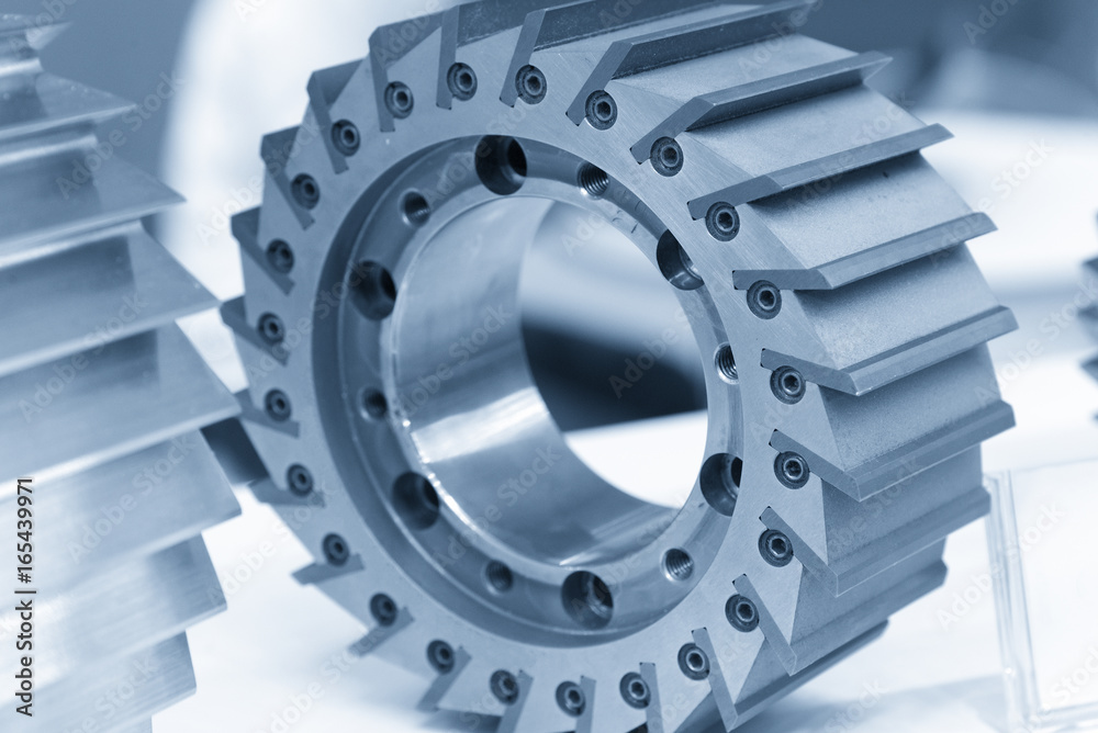 The CNC milling machine cutter for hobbing process.Cutting tool for CNC process. The CNC milling machine cutter for hobbing process.Cutting tool for CNC process.