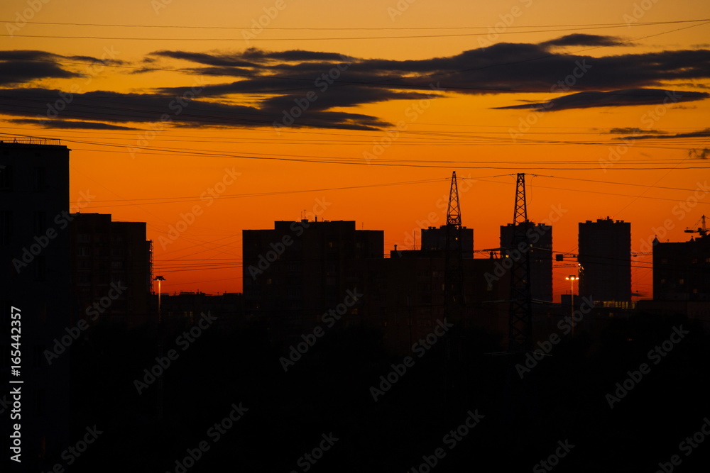 Industrial sunset