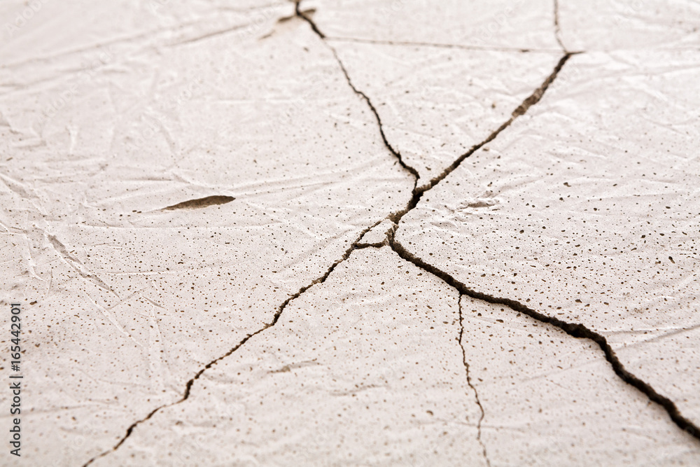 Obraz premium Fractured white concrete background