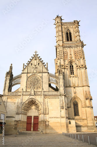 Historic church in Clamecy, Burgundy, France