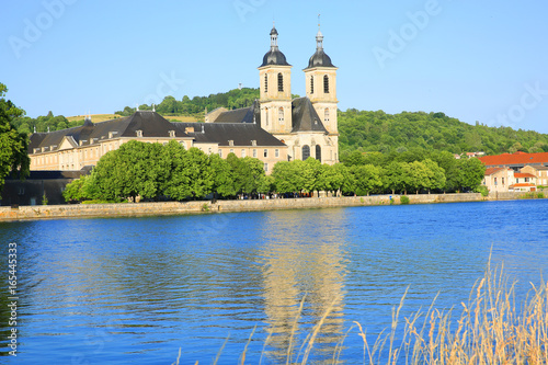 The historic Abbaye des Premontres in Pont-a-Mousson in Departement Meurthe-et-Moselle, Lorraine, France