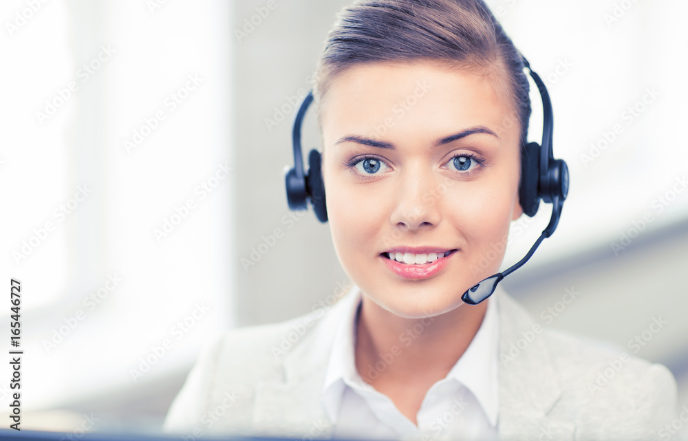 friendly female helpline operator friendly female helpline operator