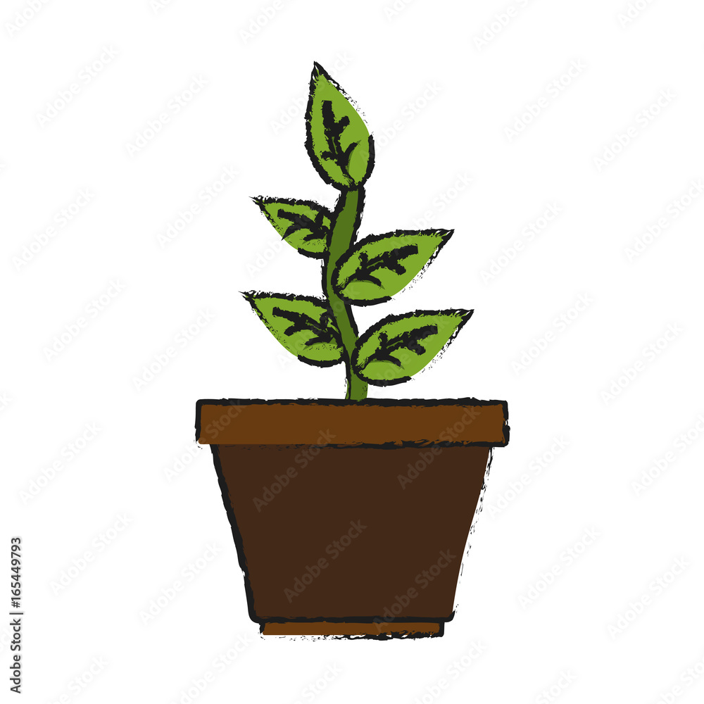 plant in pot icon image plant in pot icon image