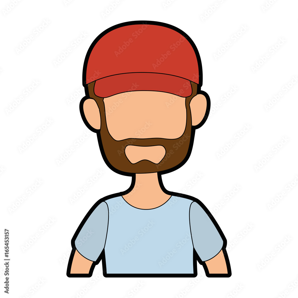 Man cartoon profile