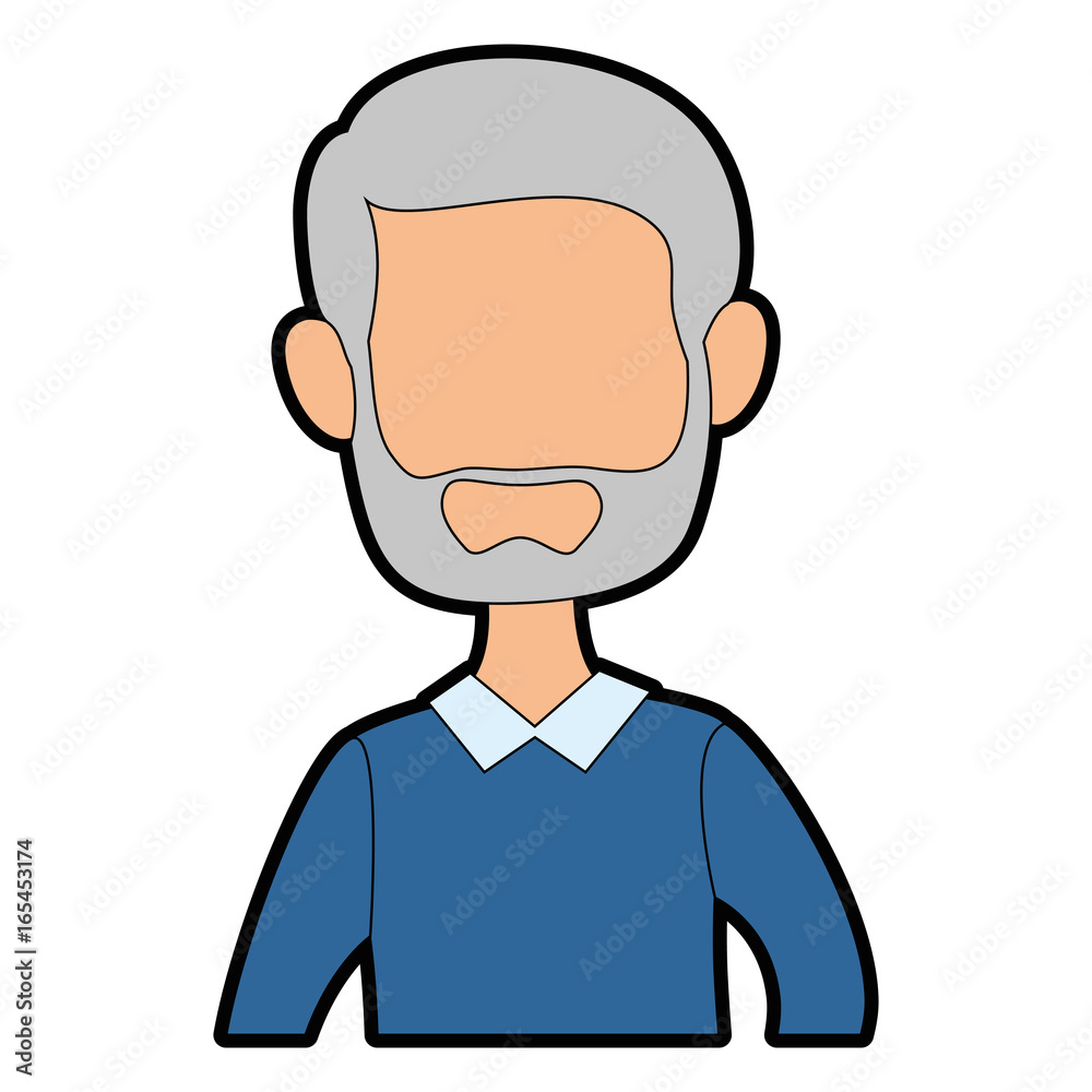 Man cartoon profile