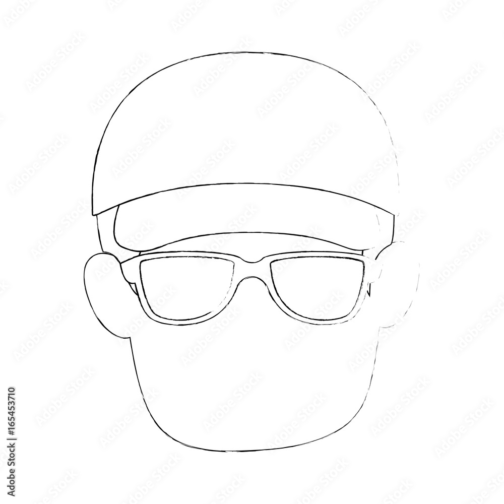 Man cartoon profile Man cartoon profile
