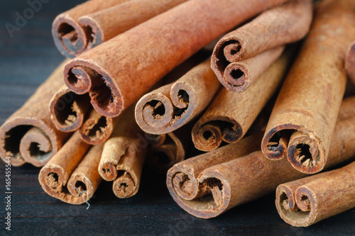 Bunch of cinnamon sticks