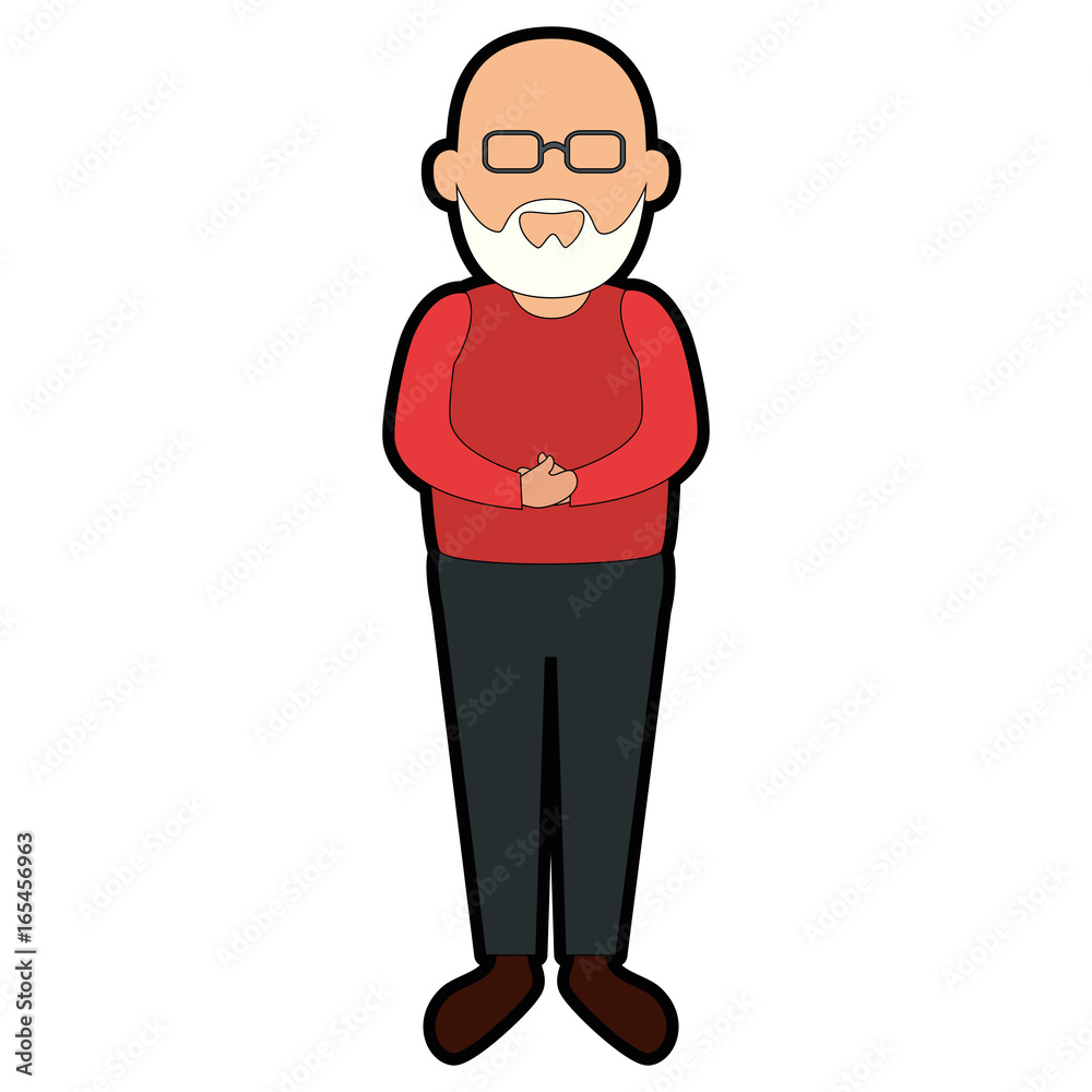 avatar grandfather cartoon