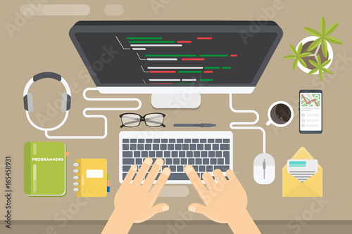 Programming concept illustration.