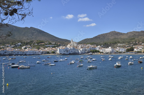 The town of Cadaques in a sunny day