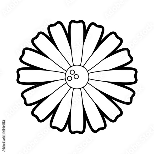 single paint flower icon image