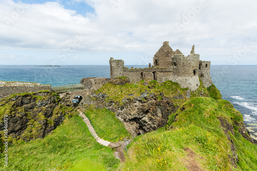 Landascapes of Ireland. Dunluce castle, Northern Ireland