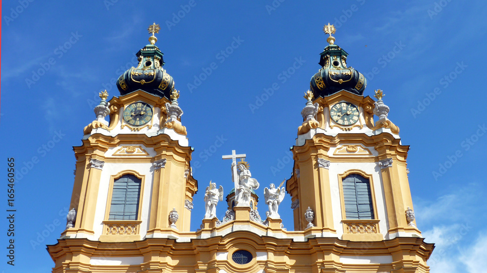 Kloster und Benediktinerkloster Stift Melk in der Wachau in Niederösterreich Österreich