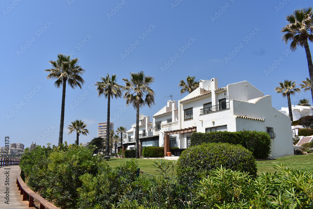 Houses on the beach