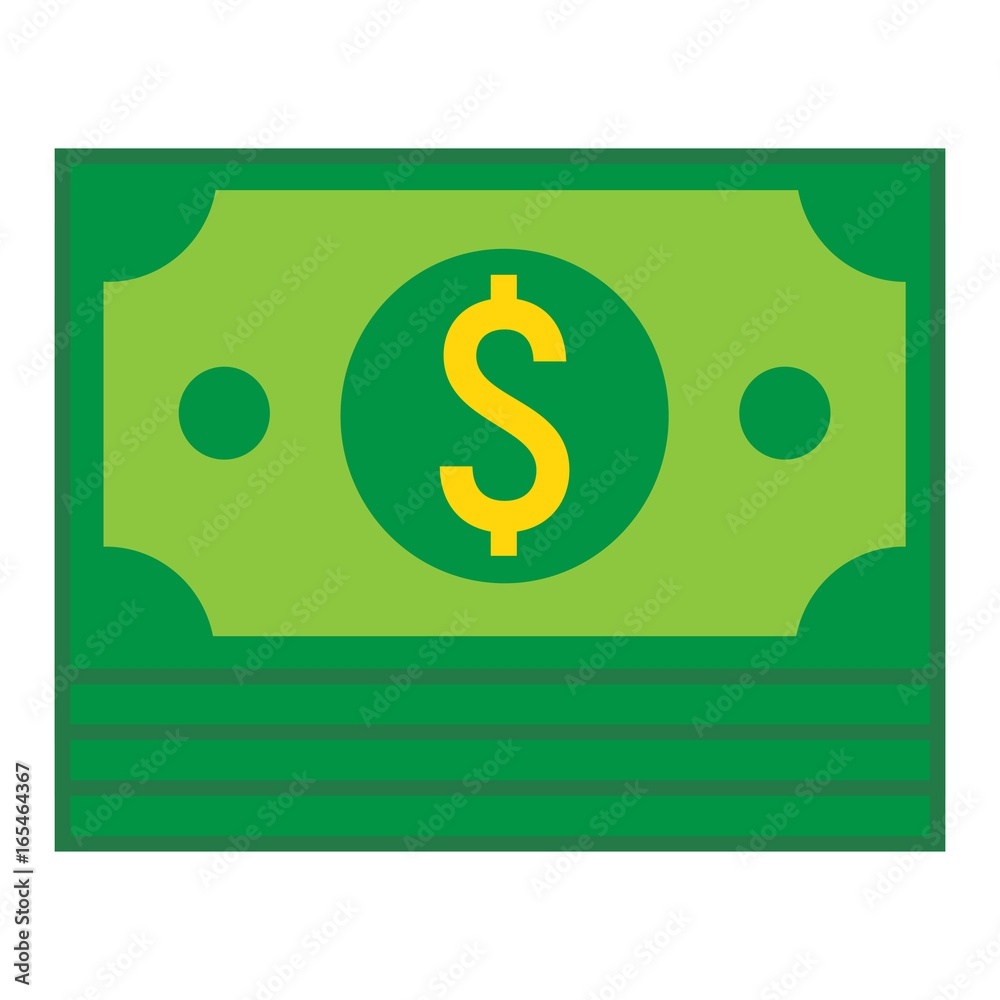 Bundle of money flat icon, business and finance, cash sign vector graphics, a colorful solid pattern on a white background, eps 10. Bundle of money flat icon, business and finance, cash sign vector graphics, a colorful solid pattern on a white background, eps 10.