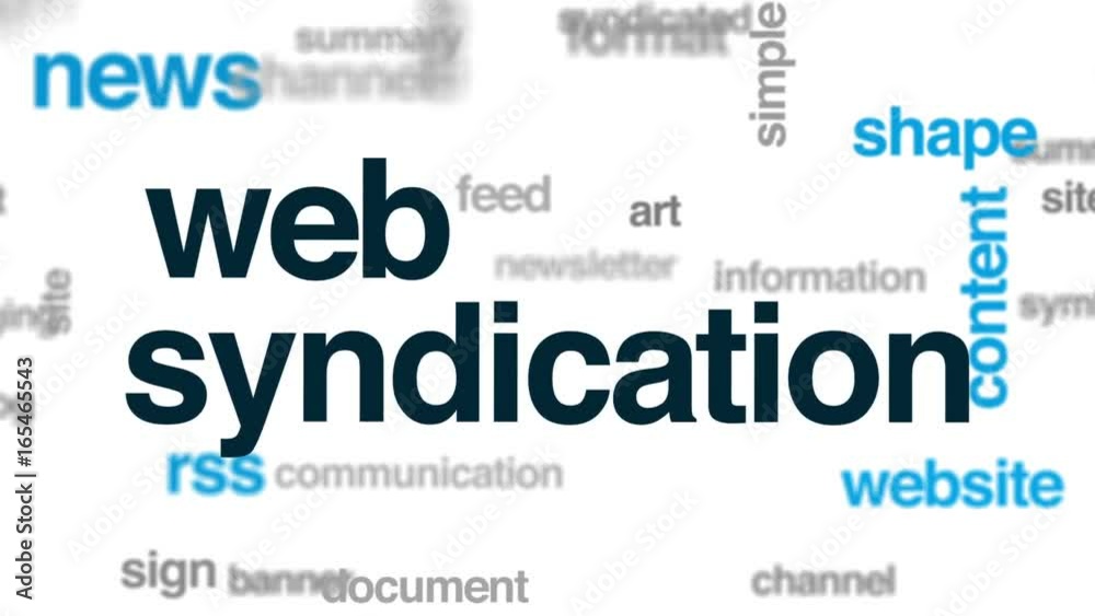 Web syndication animated word cloud, text design animation. Web syndication animated word cloud, text design animation.