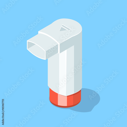 Inhaler for asthmatic.