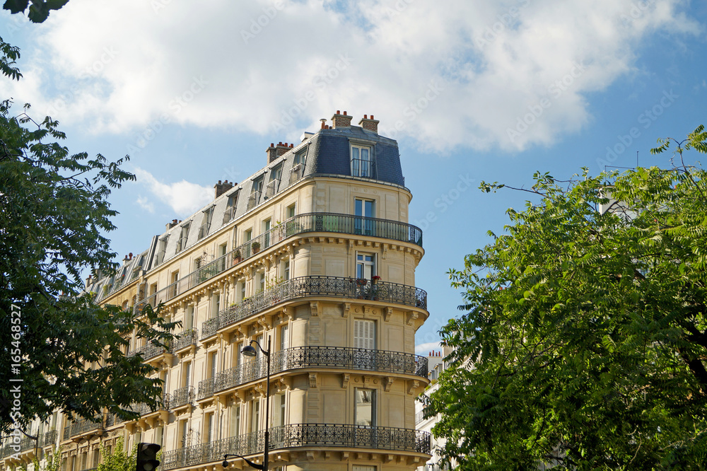 tetti e palazzi di Parigi