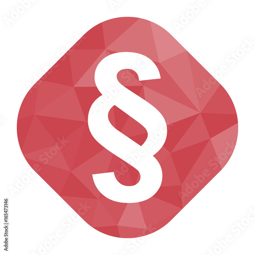 geometrischer Icon - Paragraph Gesetz