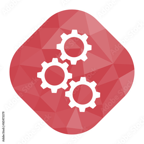 geometrischer Icon - Zahnräder