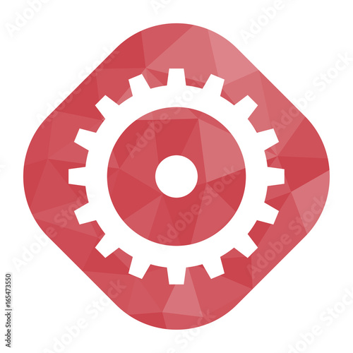 geometrischer Icon - Zahnrad Prozess