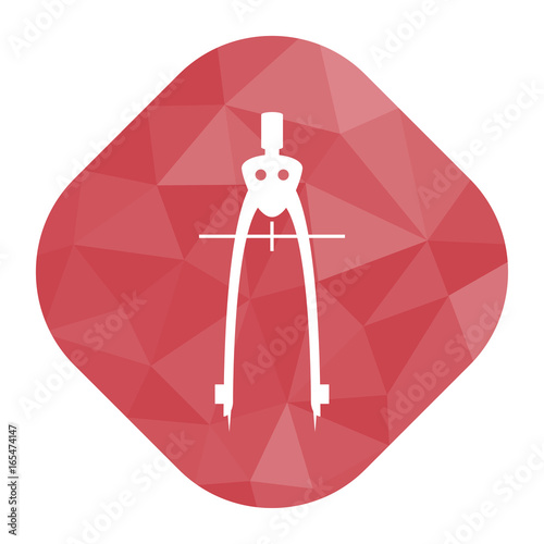 geometrischer Icon - Zirkel