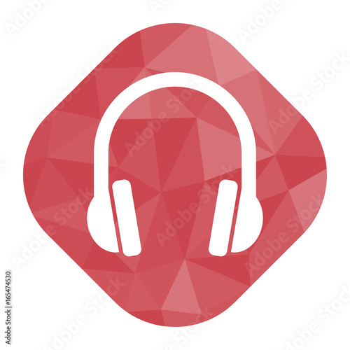 geometrischer Icon - Kopfhörer Lärmschutz
