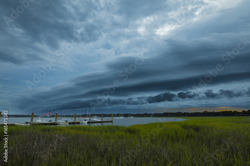 Angry storm front