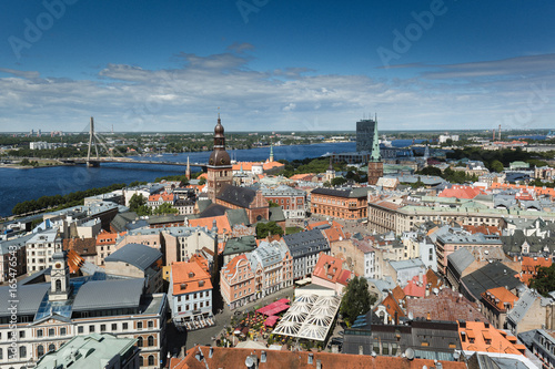 Ausblick über Riga, Lettland