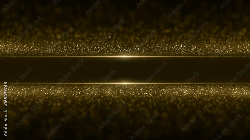 Particles gold bokeh glitter awards dust abstract background vj loop