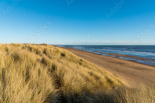 Balmedie beach dunes and sand.