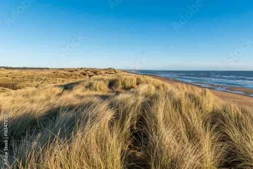 Balmedie beach dunes and sand. photo