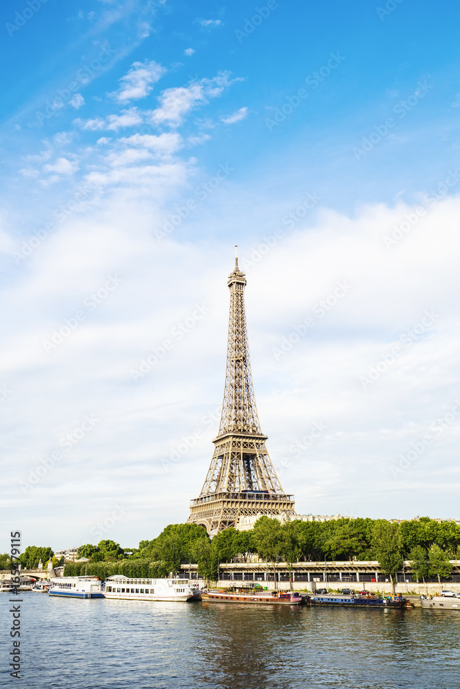 Eiffel tower and Seine river view
